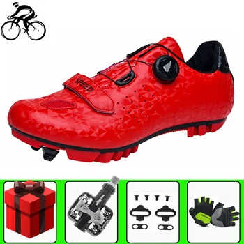 

Self-locking Cycling Shoes Men sapatilha ciclismo mtb Breathable Racing Mountain Bike Professional Bicycle Sneakers Sports Shoes