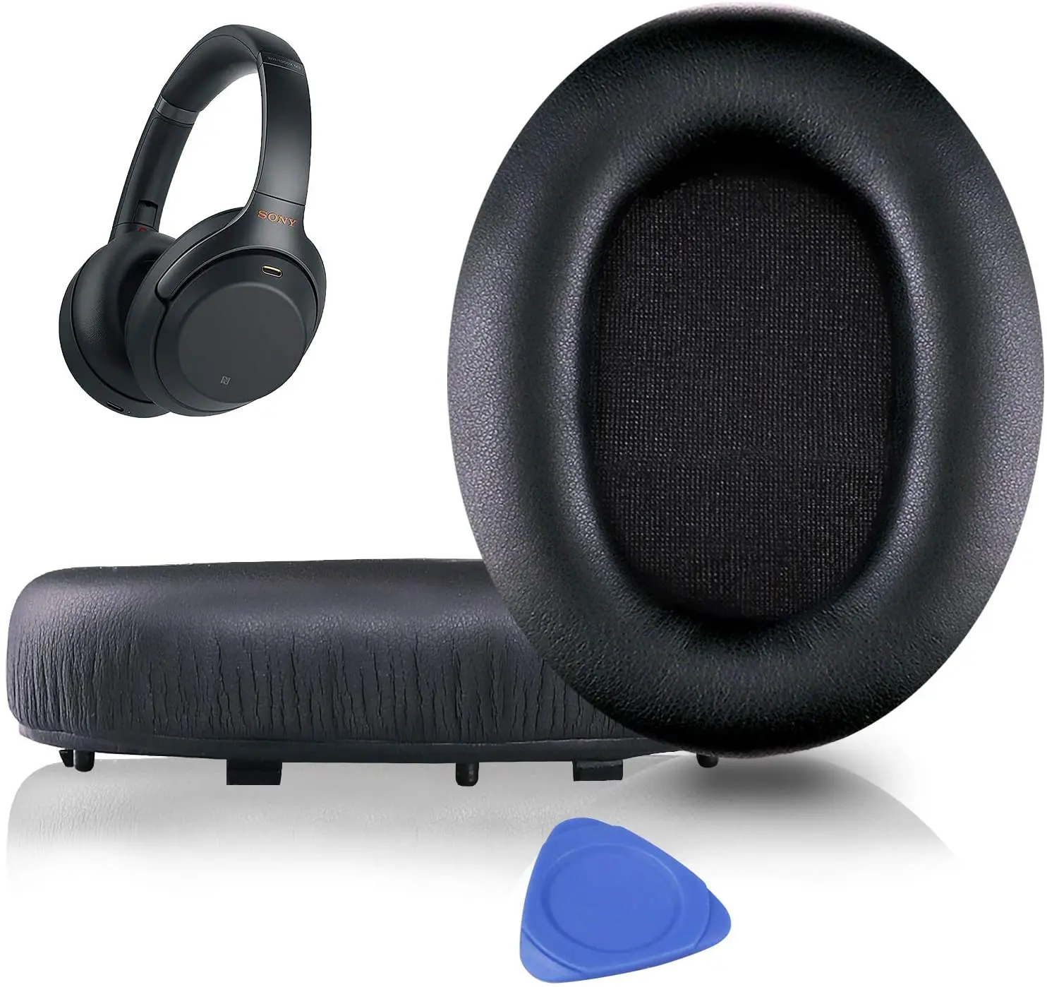 Sostituzione Professionale Dei Cuscinetti Auricolari Di Wh-1000Xm3-Cuscino Auricolare Comodo Durevole Per Le Cuffie Di Sony Wh-1000Xm3