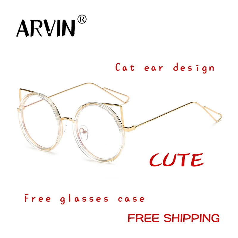 Оправа для очков женская с милыми кошачьими ушками | Аксессуары одежды