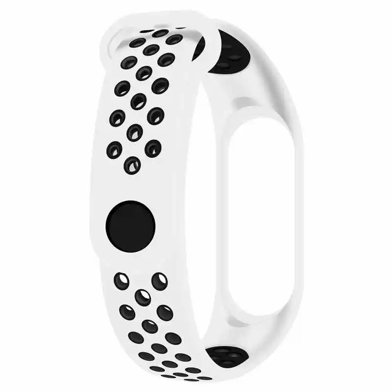 Дышащий ремешок для Xiaomi Mi Band 3 4 Смарт часы наручные M3 M4 Plus браслет MiBand Miband