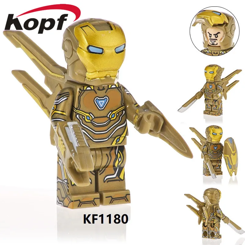 KF1175 20 штук супер герои коллекция Железный человек Searies цифры M39 M85 M50 модель Spider-Ham, строительные блоки для детей подарок игрушки
