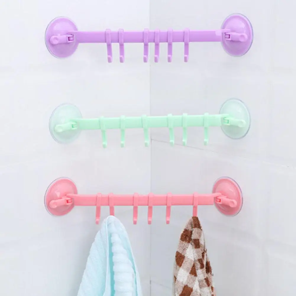 Multifunctional Strong Suction Cup Towel Hanger Kitchen Bathroom Storage Rack Holder Supplies Accessories Products