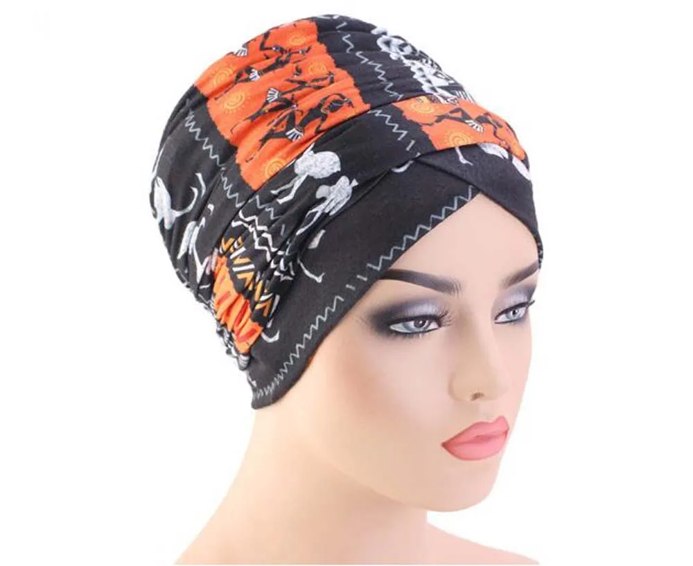 XEONGKVI KAfrica Национальный длинный хвост Skullies Beanies весна осень Индия тюрбан хлопковые шапки для женщин помпон зимняя вязаная шапочка