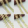 2 Yards High quality pretty gold lace trim braid lace fabric DIY garment accessories skirt cutout embroidery lace trim ► Photo 2/5