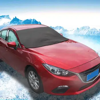 

Car Front Sun Shade Dual-use Winter Front Glass Protector Winter Magnetic Front Windshield Snow Cover