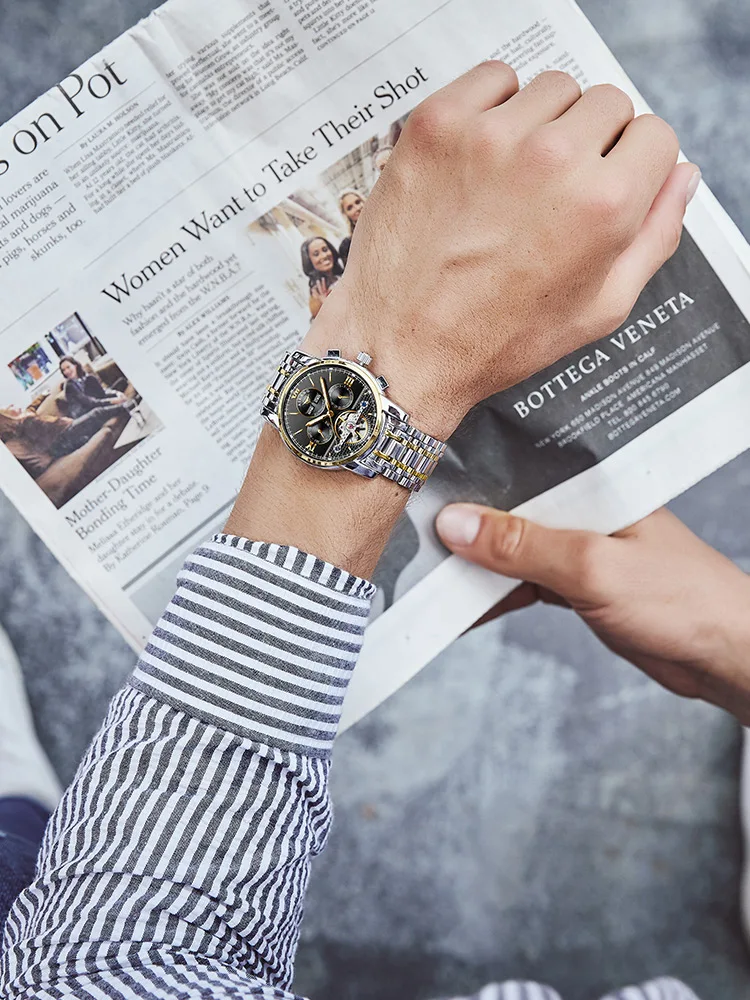

Swiss Certified Mechanical Watch Fully Automatic Waterproof Men's Watch