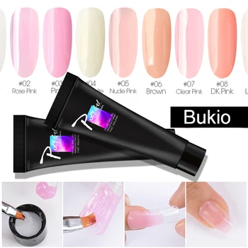 

Bukio Extension Gel Acrylic Poly Quick Building Gel Polish UV Builder Gel Nail Art Polygel Nail Tip Soak Off All for Gel Nails
