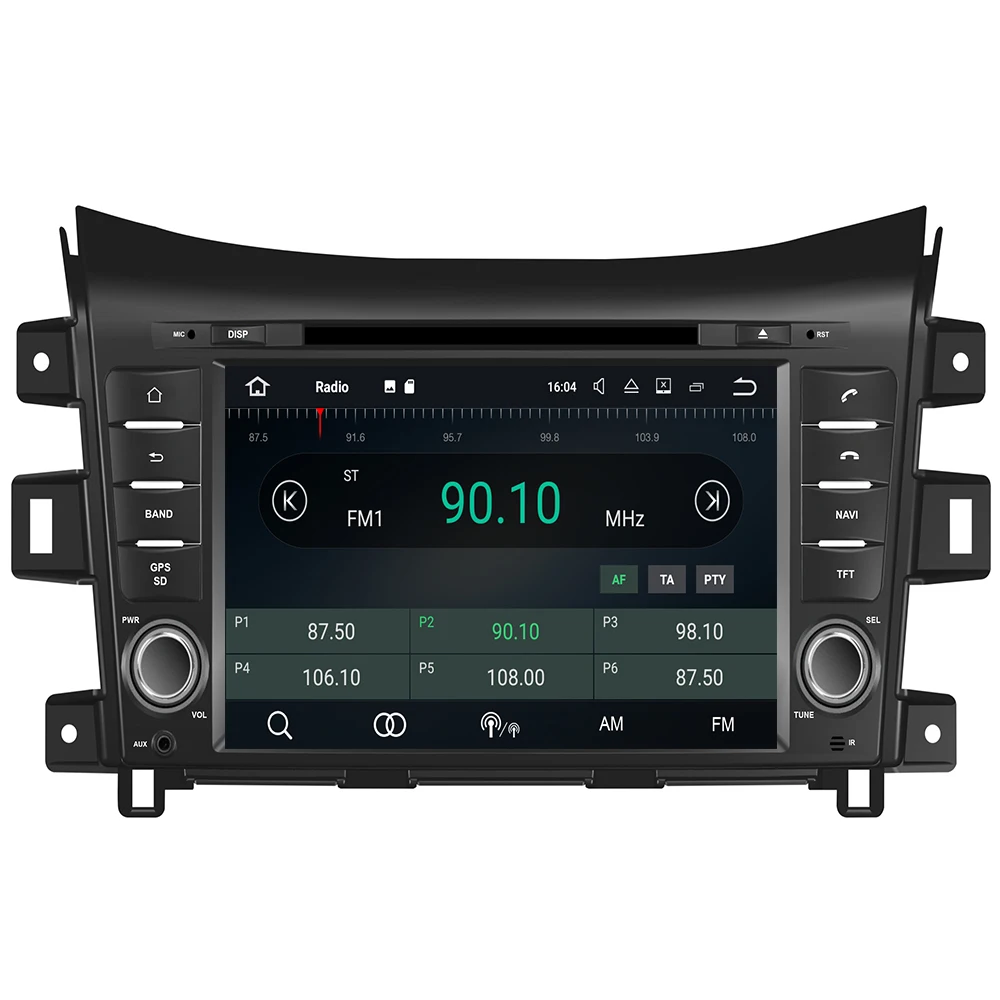 Автомобильный DVD-плеер радио 4 Гб ОЗУ 32 ПЗУ Android 10 для NISSAN NP300 Navara 2014-2020 стерео