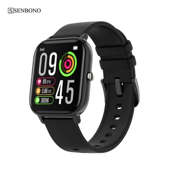 

SENBONO New P8T Men Women Sport Smart Watch Fitness Tracker Support Waterproof Thermometer Sports Clock for IOS Android