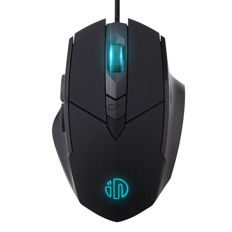 Ratón con cable silencioso, juego luminoso, ajuste DPI