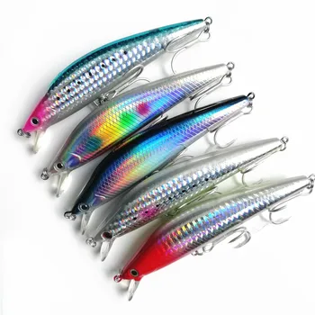 

5pcs 11.5cm 25g sinking Minnow Fishing Lure Hard Artificial Bait 3D Eyes Fishing Wobblers Crankbait Minnows