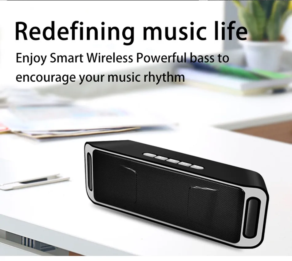 Bluetooth динамик беспроводной портативный стерео звук большая мощность 10 Вт система MP3 Музыка Аудио AUX с микрофоном для Android Iphone EX02