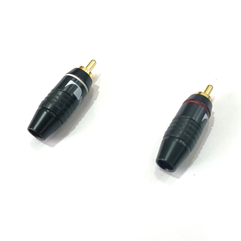 8 шт 12 24 50 в наборе высокое качество Nakamichi RCA штекер припоя адаптер 24K позолоченный