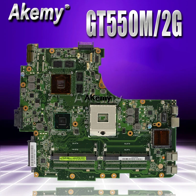 Akemy N53SV материнская плата для ноутбука ASUS N53SV N53SN N53SM N53S N53 Тесты оригинальная материнская плата GT550M/2G