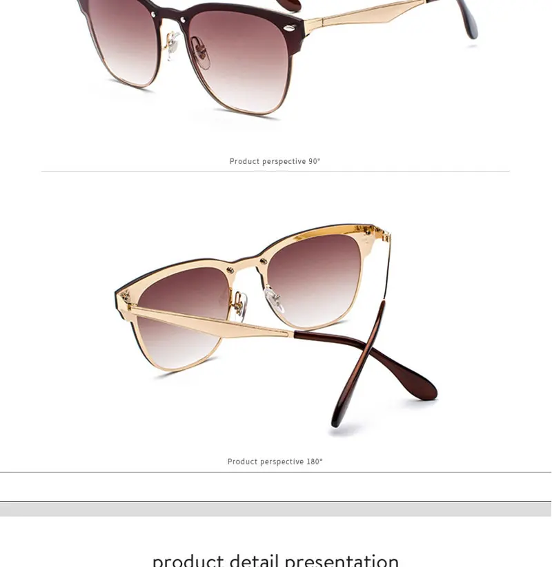 RBRARE Designer Sunglasses Women High Quality Mirror Luxury Sunglasses Women Siamese Square Sunglasses Women Vintage Oculos