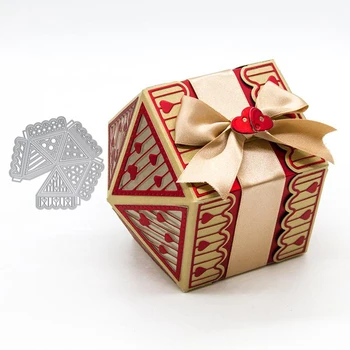 

Box Lid Pattern Cover Craft Metal Cutting Frame Templates Scrapbooking Embossing Paper Cards Photo Album Craft Stencils Dies