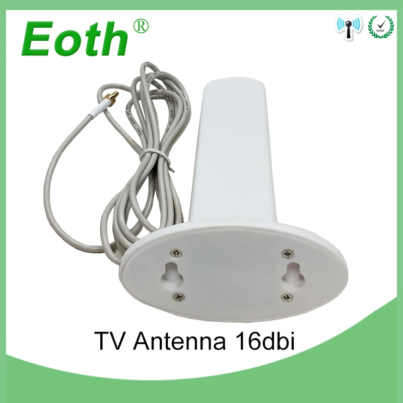 Антенна Eoth 3G 4G LTE разъем CRC9 16 дБи с удлинителем 2 м 3g внешняя антенна для модемного