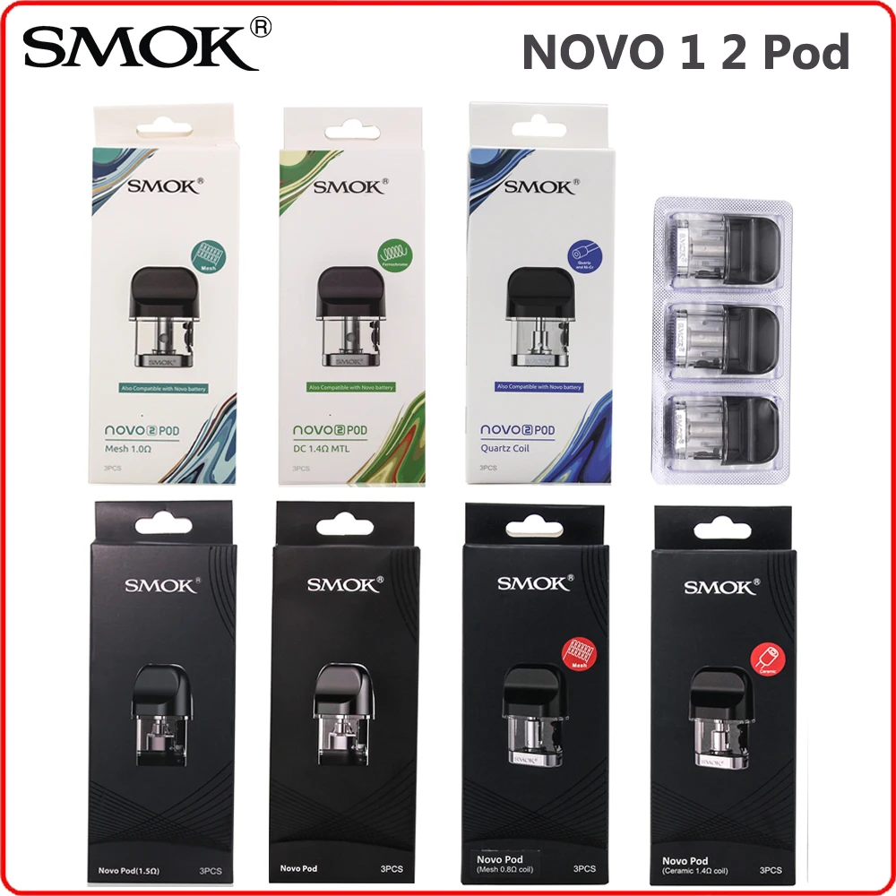 Оригинальный SMOK NOVO 2 Pod картридж сопротивление катушки сетка Vape аксессуары для