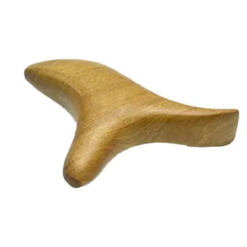 

Fragrant Wood Three-Fork Massager Sole Acupuncture Point Scraping Wood Triangle Bird Massager Physiotherapy Tools