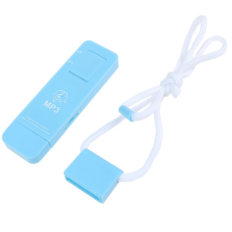 MP3 плеер USB Встроенный карта MP3 плеер U диск Mp3 плеер репродуктор de музыки без потери качества звука музыкальный медиа Поддержка Micro TF карты - Цвет: Небесно-голубой