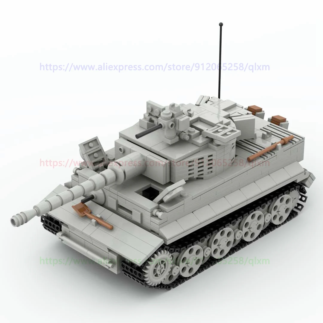 Конструктор Тигр I WW2 Военный танк игрушка для солдат фигурки оружие кирпичи