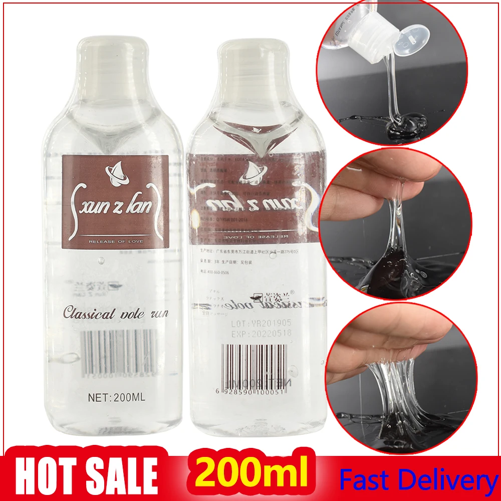 200ml Water Base Lubricant of Sex Anal Oil Vagina Gel Intimate Body SPA Massage Oil Japan