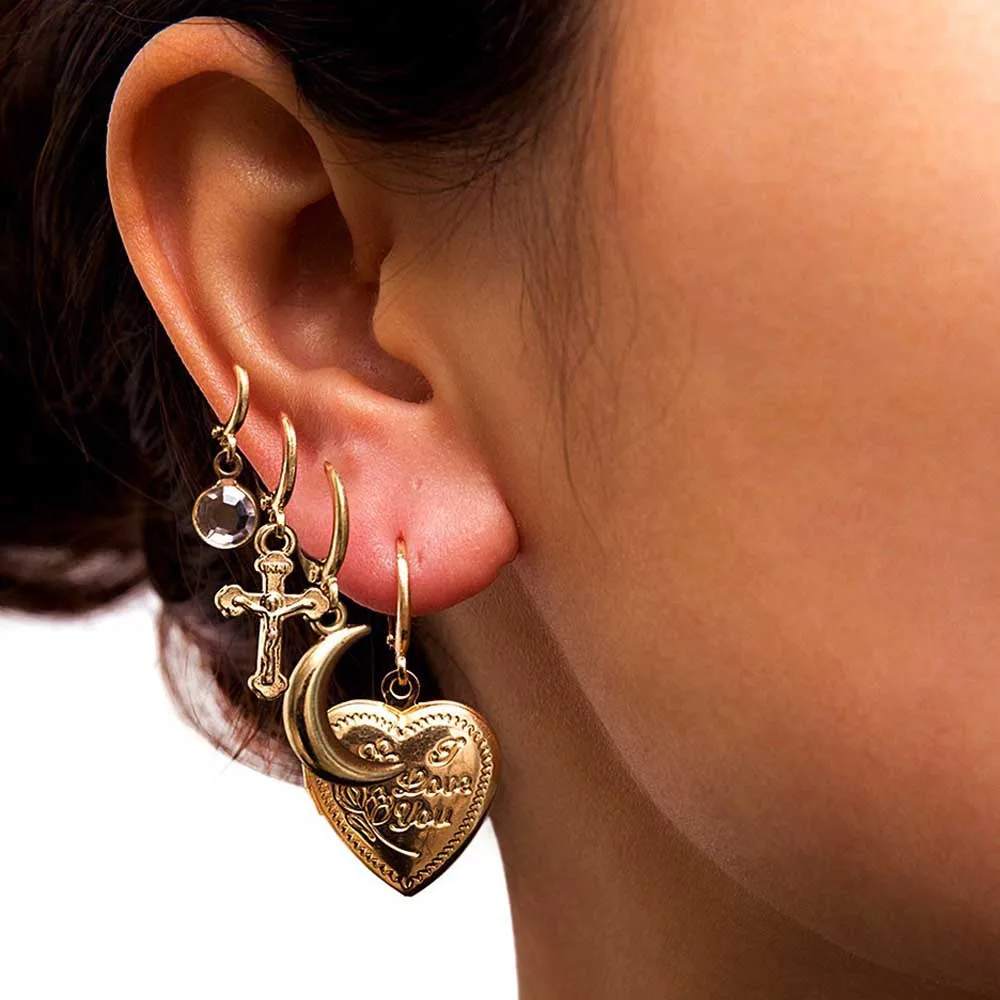1 пара корейских сережек-кольца в виде ракушки богемные длинные ушные капли Эффектные серьги золотые серебряные Висячие женские модные ювелирные аксессуары