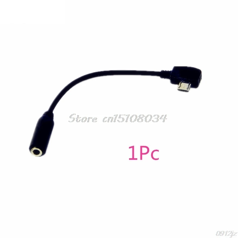 Micro USB разъем для наушников 3,5 мм адаптер для наушников разъем аудио кабель черный