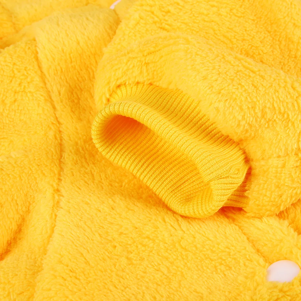 Мягкий теплый костюм для питомцев, собак, щенков, кошек, комбинезон, одежда