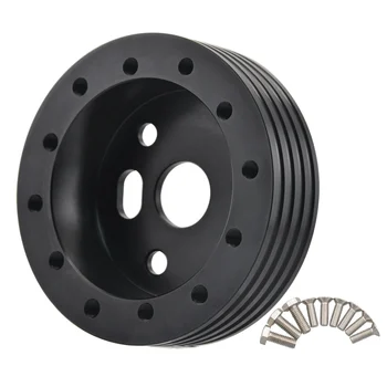 

Hub Car Styling 5/6-Hole Aluminum Steering Wheel for 3 Holes Steering Wheel Padding Higher Slice Adapter