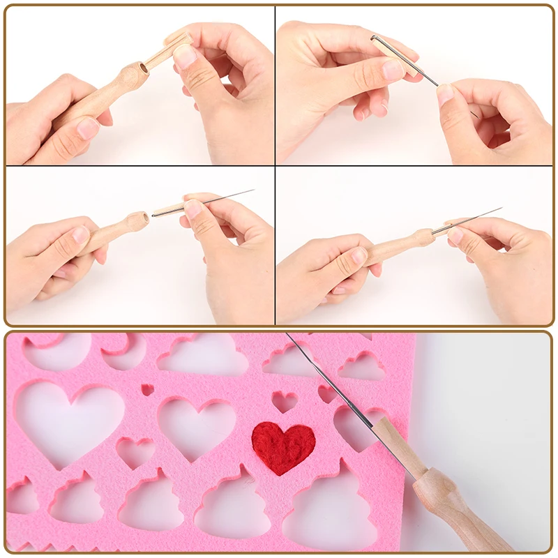 LMDZ 30pcs Felting Needles Kits Wool Felting DIY Supplies PIN Felting Needle Tool Set with 10 Felting Needles With Clear Bottle LMDZ 30pcs Felting Needles Kits Wool Felting DIY Supplies PIN Felting Needle Tool Set with 10 Felting Needles With Clear Bottle