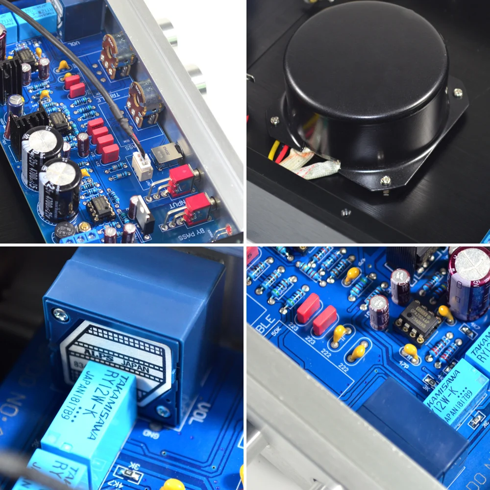 AIYIMA тон Управление предусилитель Hi Fi усилитель для наушников 2 Way Вход