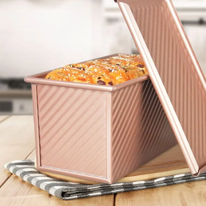 

Loaf Pan with Lid Toast Mold Bread Pan Pullman Loaf Pan with Cover Bread Toast Pan
