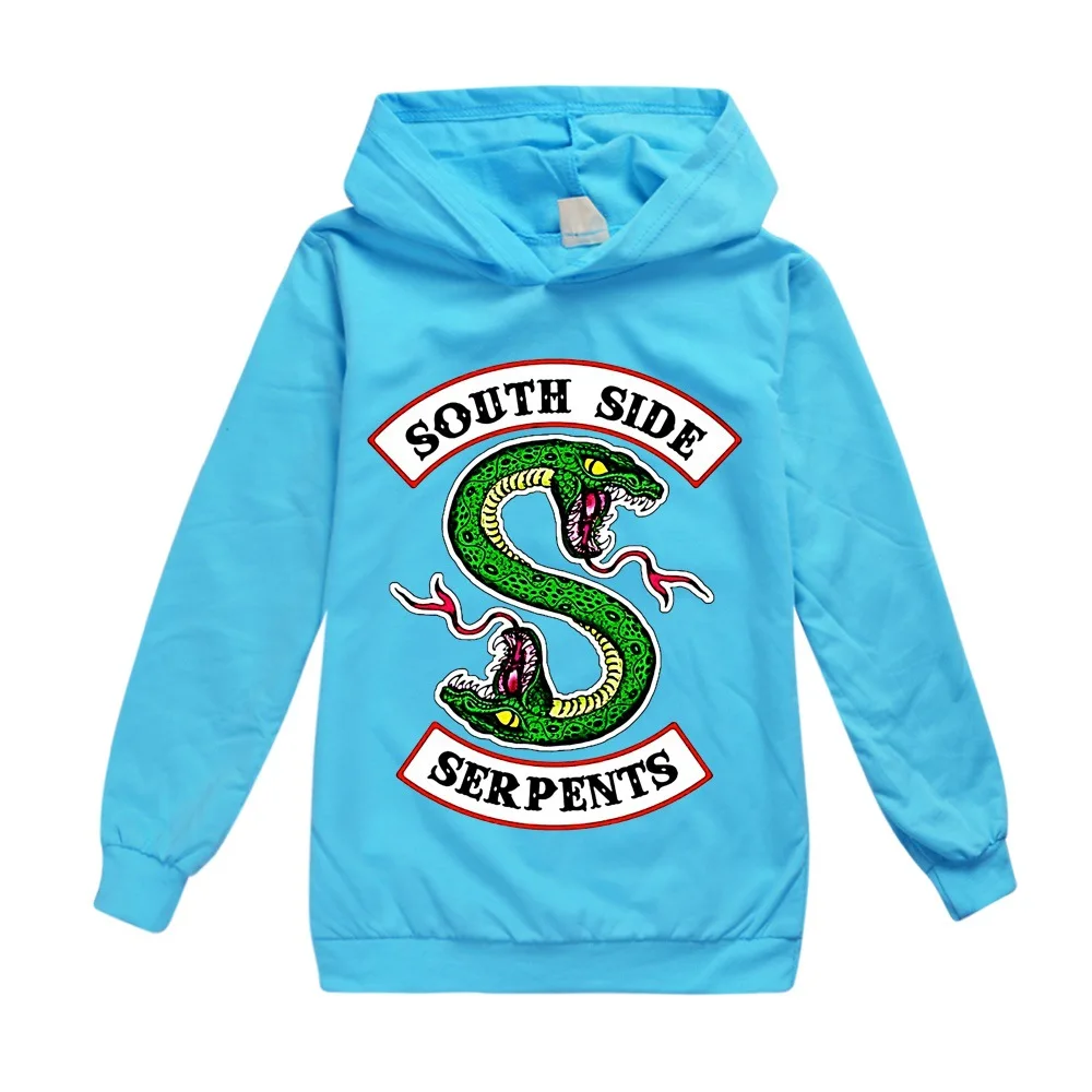 "South Side serpents" принт свитеры с капюшоном для маленьких мальчиков спортивная одежда, куртки, детская одежда для маленьких девочек свитера для детей; футболки - Цвет: 017