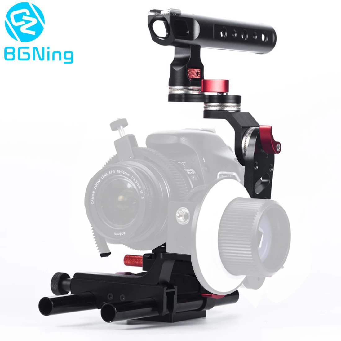 

Universal Camera Cage for Sony A7 series Protective Case for Canon EOS with Top Handle SLR DSLR Rig Rod Rail Support System