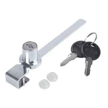 

3 Pcs Drawer Display Case Showcase Sliding Glass Door Lock w Keys
