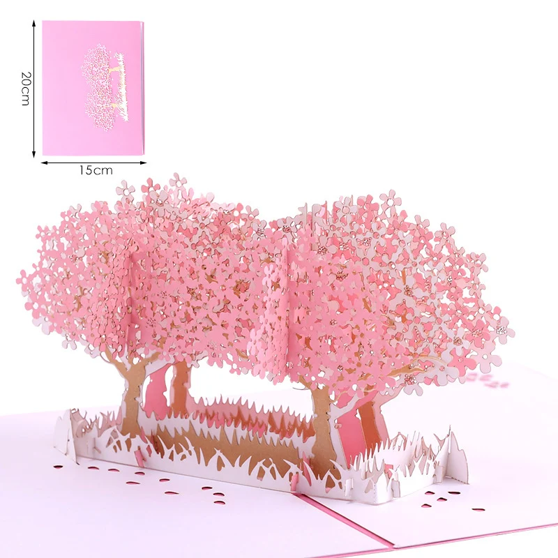 3D Pop Up открытки на случай помолвки любителей свадебные пригласительные день