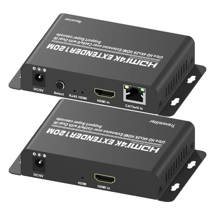 394Ft/120M HDMI1.4 удлинитель с HDMI Loop-out 4 k@ 30Hz IR RS232 по IP Cat6/5E конвертер передатчик