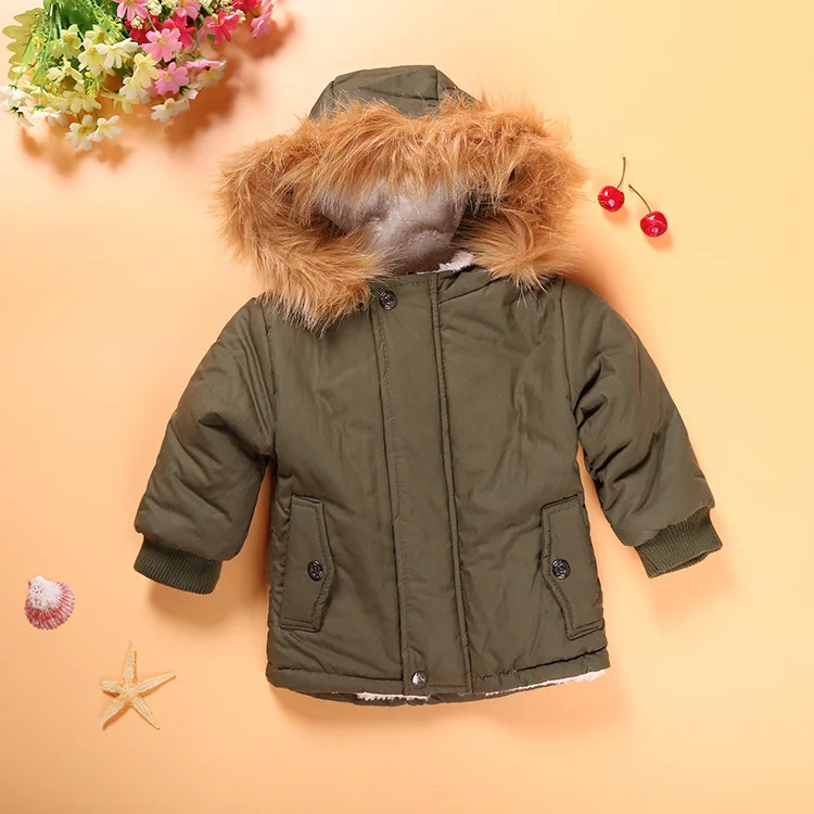 Пальто для мальчиков, весна-осень, детская одежда, мужская верхняя одежда, зимнее армейское зеленое внешнее пальто с капюшоном для мальчиков, 1 от имени