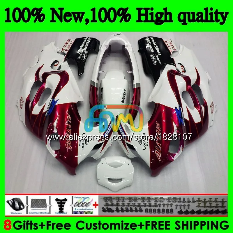 Средства ухода за кожей для SUZUKI KATANA GSXF 600 750 1998 1999 2000 2001 2002 33BS. 95 GSX750F GSXF750 GSXF600 98 99 00 01 красный Корона 02 обтекатель - Цвет: No. 1