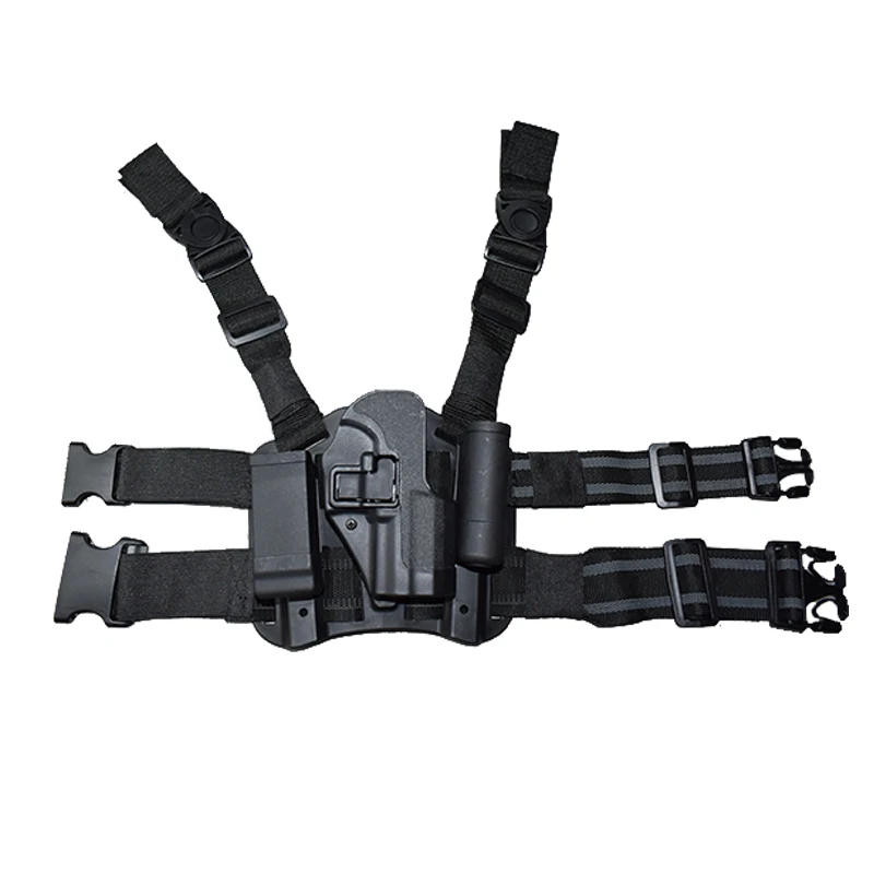 Black Leg Holster HK пистолет usp чехол тактическое снаряжение ручной пистолет аксессуары охотничий страйкбол Воздушный пистолет ножная Кобура Правая Рука бедра кобура - Цвет: Black Leg Holster