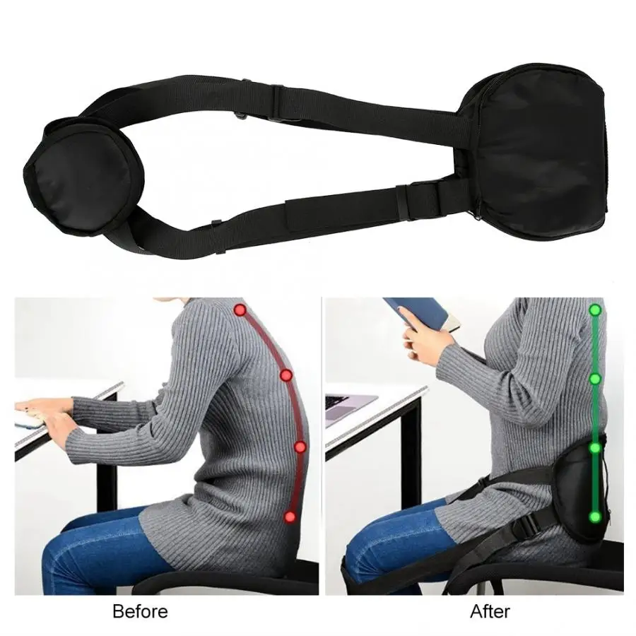 

Posture Corrector Professional Adult Sitting Posture Corrector Waist Back Spin Pain Relieve Pad Braces Supports