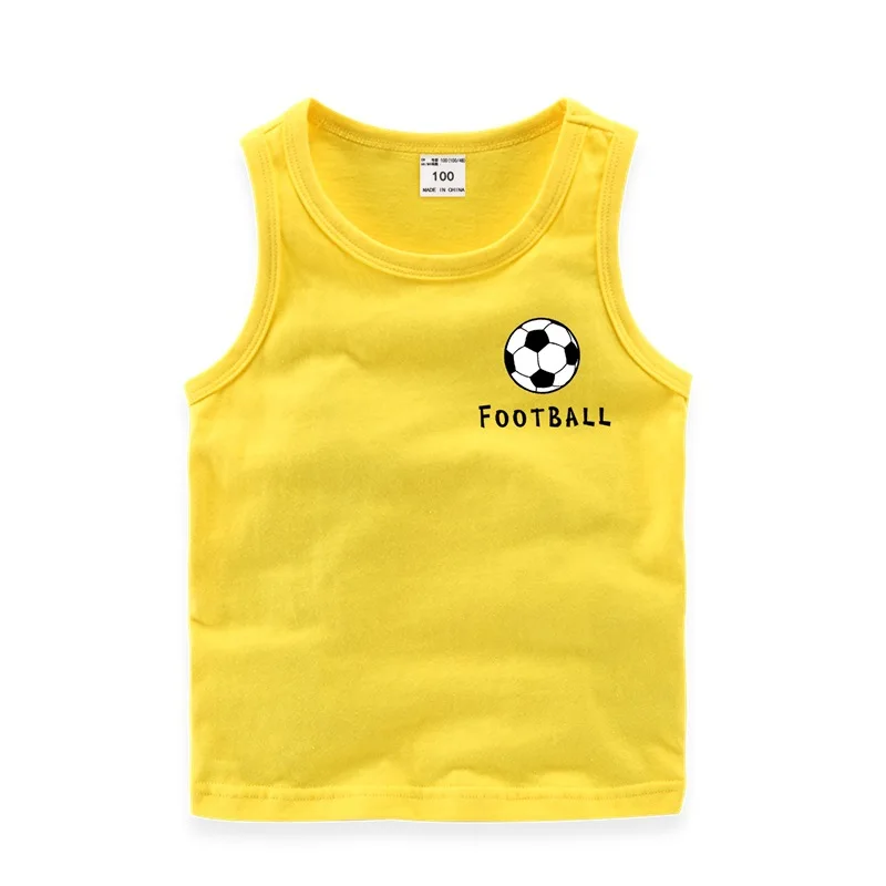 Medium And Small Children Sleeveless Vest Men And Women Baby Base T-shirts Top Shirt with Narrow Straps Underwear Pure Cotton Su