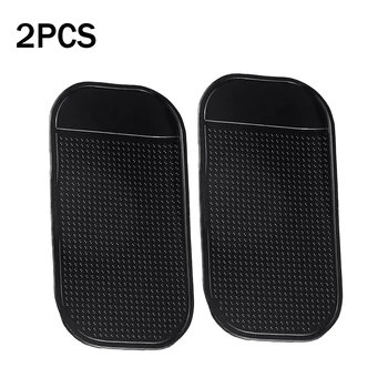

2pcs Transparent Black Anti-slip Sticky Mat Small Non-slip Pad Car Dashboard Moible Phone Holder