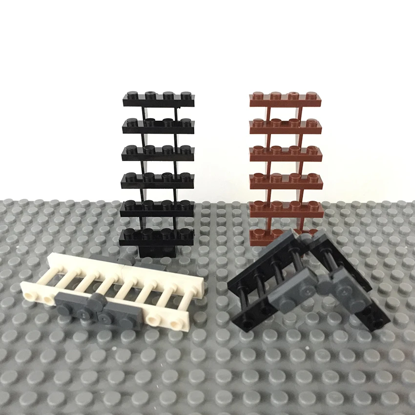 6Pcsset Legoing City Architectural Scene Building Blocks Home Stairs MOC Accessories Brick Children DIY Toys Gift (1)