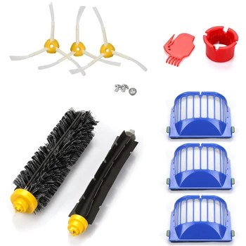 

Suitable for IRobot Roomba er Accessories 600 Series Filter Side Brush Rubber Brush Accessories Filter Kit