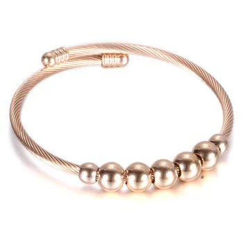 

New women's bracelet Beaded charm Couple Bangle woman girl gift Free shipping