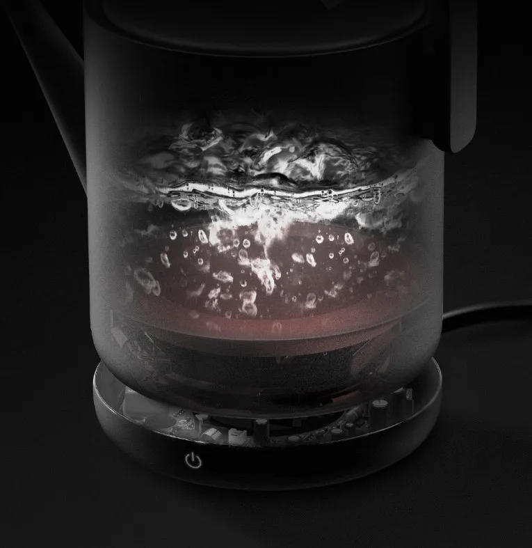 YOUPIN SANJIE D1 850 мл/1000 Вт Электрический чайник для воды мгновенный нагрев Электрический чайник Магнитный чехол из нержавеющей стали чайный кипятильник