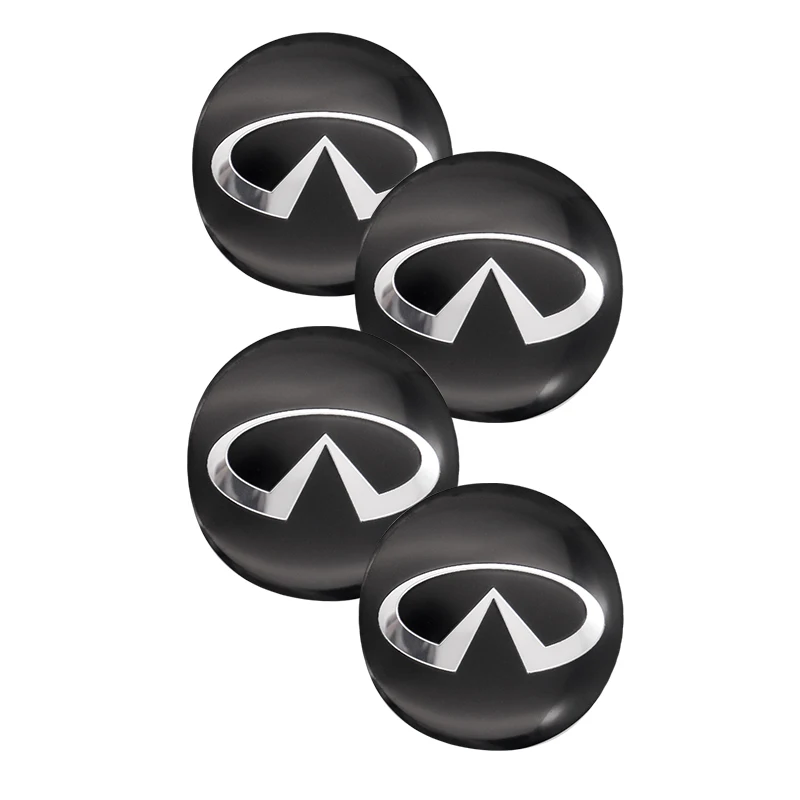 4pcs 56mm Car Wheel Center Cap Badge emblem sticker car accessories for Infiniti Q50 Q60 Q70