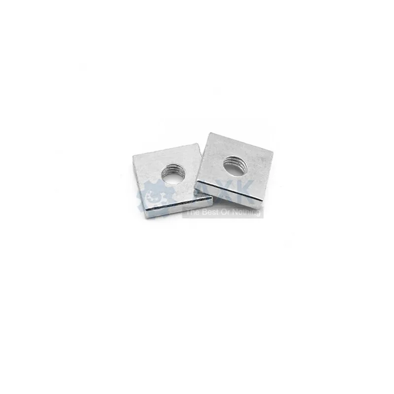 DIN562 M3 M4 M5 M6 M8 Сталь квадратные тонкие гайки DT